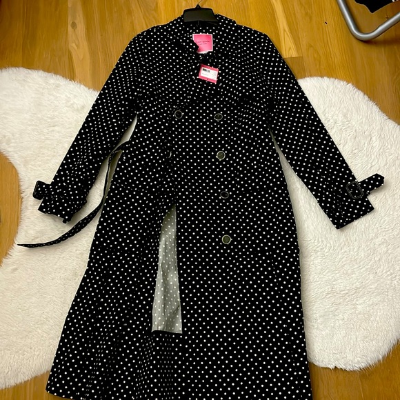 Kate Spade Dot Trench Coat NWT - Picture 1 of 4